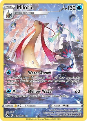Pokemon TCG - SWSH12: Silver Tempest Trainer Gallery - Milotic - TG02/TG30 - Holofoil