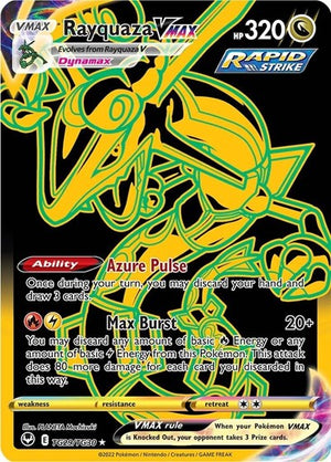 Pokemon TCG - SWSH12: Silver Tempest Trainer Gallery - Rayquaza VMAX - TG29/TG30 - Holofoil