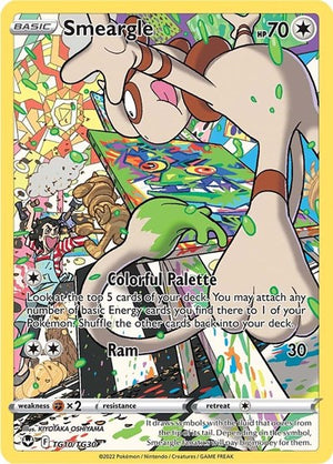 Pokemon TCG - SWSH12: Silver Tempest Trainer Gallery - Smeargle - TG10/TG30 - Holofoil