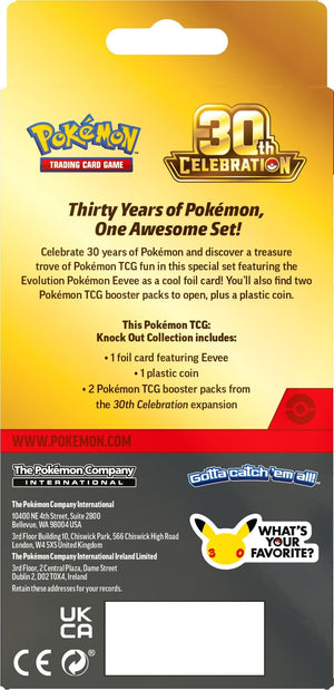 Pokemon TCG - 30th Celebration - Knock Out Collection - Eevee