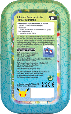 Pokemon TCG - 30th Celebration - Mini Tin - Mew