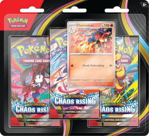 Pokemon TCG - Chaos Rising - 3 Pack Blister - Charmeleon