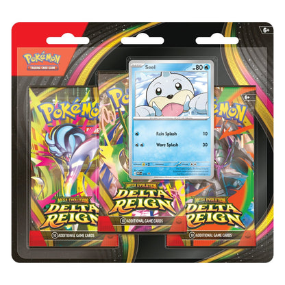 Pokemon TCG - Mega Evolution - Delta Reign - 3 Pack Blister - Seel
