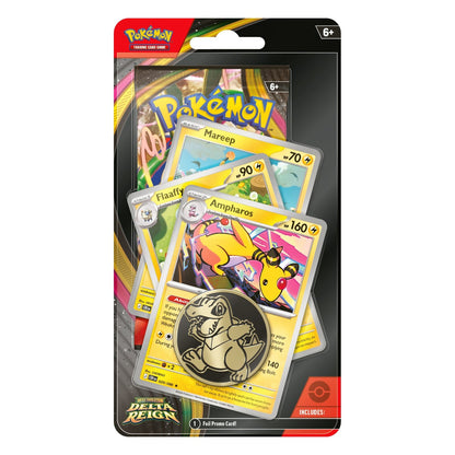 Pokemon TCG - Mega Evolution - Delta Reign - Premium Checklane Blister - Ampharos