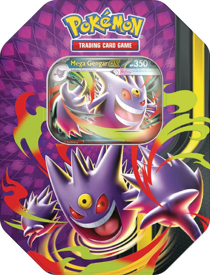 Pokemon TCG - Mega Moonlit Tin - Mega Gengar ex