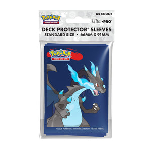 Pokemon TCG - Ultra Pro Deck Protector Sleeves - Mega Charizard X (65 Pack)