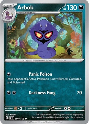 Pokemon TCG - SV05: Temporal Forces - Arbok - 101/162
