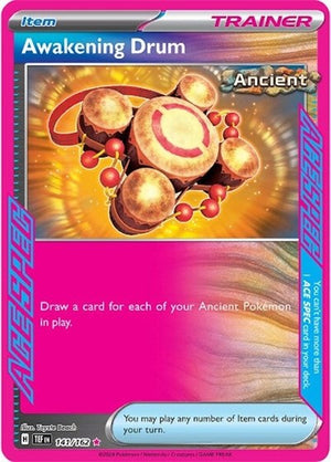 Pokemon TCG - SV05: Temporal Forces - Awakening Drum - 141/162 - Holofoil