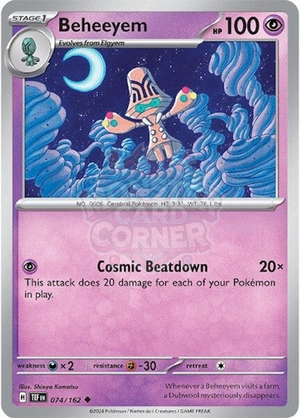 Pokemon TCG - SV05: Temporal Forces - Beheeyem - 074/162