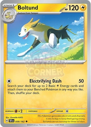 Pokemon TCG - SV05: Temporal Forces - Boltund - 059/162