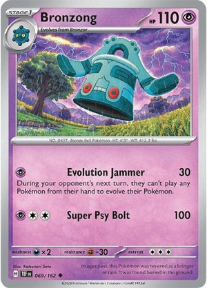 Pokemon TCG - SV05: Temporal Forces - Bronzong - 069/162