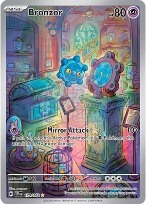 Pokemon TCG - SV05: Temporal Forces - Bronzor - 170/162 - Holofoil