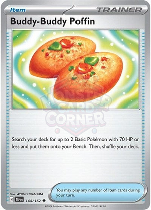 Pokemon TCG - SV05: Temporal Forces - Buddy-Buddy Poffin - 144/162