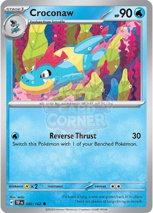 Pokemon TCG - SV05: Temporal Forces - Croconaw - 040/162