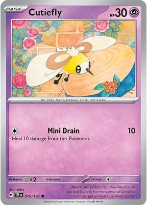 Pokemon TCG - SV05: Temporal Forces - Cutiefly - 075/162