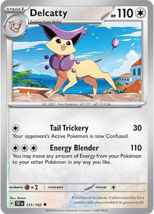 Pokemon TCG - SV05: Temporal Forces - Delcatty - 131/162 - Reverse Holofoil