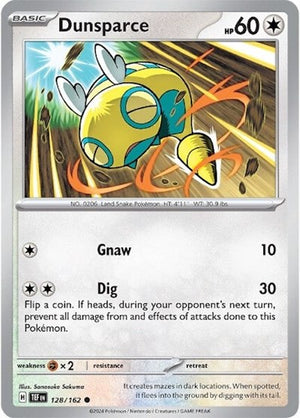 Pokemon TCG - SV05: Temporal Forces - Dunsparce - 128/162