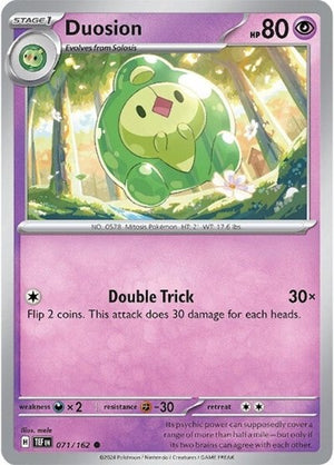 Pokemon TCG - SV05: Temporal Forces - Duosion - 071/162
