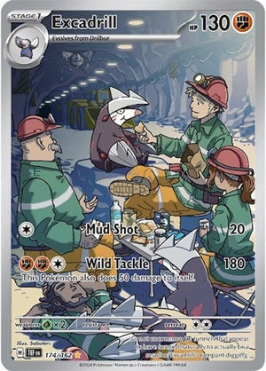 Pokemon TCG - SV05: Temporal Forces - Excadrill - 174/162 - Holofoil