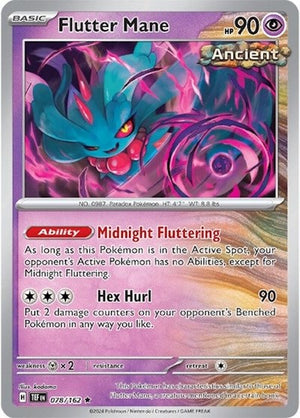 Pokemon TCG - SV05: Temporal Forces - Flutter Mane - 078/162 - Reverse Holofoil