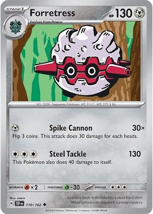 Pokemon TCG - SV05: Temporal Forces - Forretress - 110/162