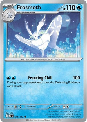Pokemon TCG - SV05: Temporal Forces - Frosmoth - 046/162 - Reverse Holofoil