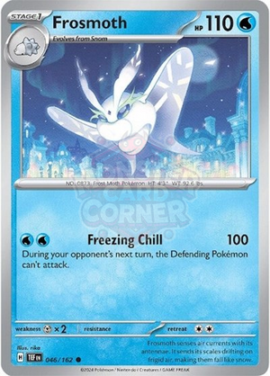 Pokemon TCG - SV05: Temporal Forces - Frosmoth - 046/162