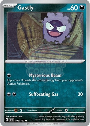 Pokemon TCG - SV05: Temporal Forces - Gastly - 102/162