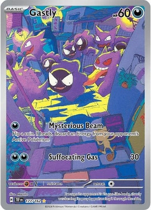Pokemon TCG - SV05: Temporal Forces - Gastly - 177/162 - Holofoil