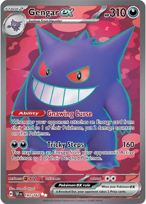 Pokemon TCG - SV05: Temporal Forces - Gengar ex - 193/162 - Holofoil