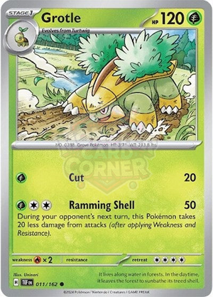 Pokemon TCG - SV05: Temporal Forces - Grotle - 011/162