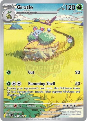 Pokemon TCG - SV05: Temporal Forces - Grotle - 164/162 - Holofoil