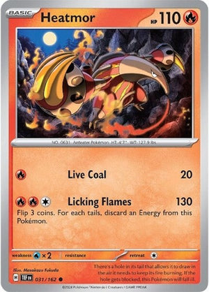 Pokemon TCG - SV05: Temporal Forces - Heatmor - 031/162