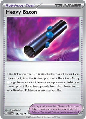 Pokemon TCG - SV05: Temporal Forces - Heavy Baton - 151/162