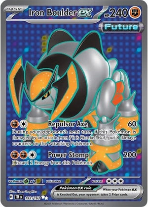 Pokemon TCG - SV05: Temporal Forces - Iron Boulder ex - 192/162 - Holofoil