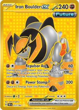 Pokemon TCG - SV05: Temporal Forces - Iron Boulder ex - 217/162 - Holofoil