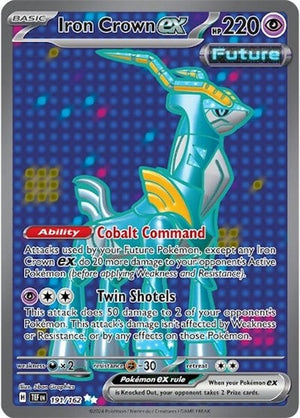 Pokemon TCG - SV05: Temporal Forces - Iron Crown ex - 191/162 - Holofoil