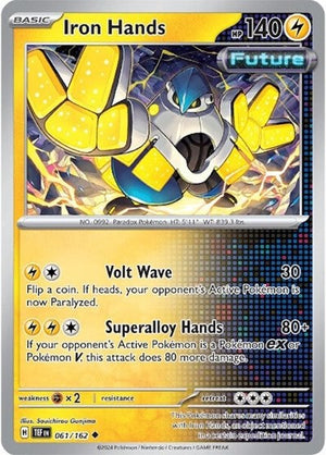 Pokemon TCG - SV05: Temporal Forces - Iron Hands - 061/162