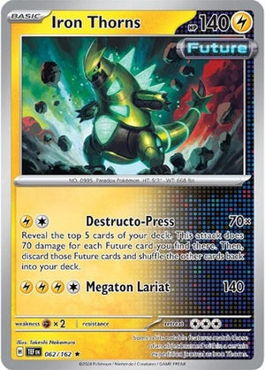 Pokemon TCG - SV05: Temporal Forces - Iron Thorns - 062/162 - Holofoil