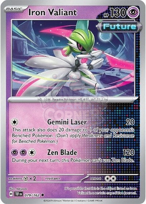 Pokemon TCG - SV05: Temporal Forces - Iron Valiant - 079/162