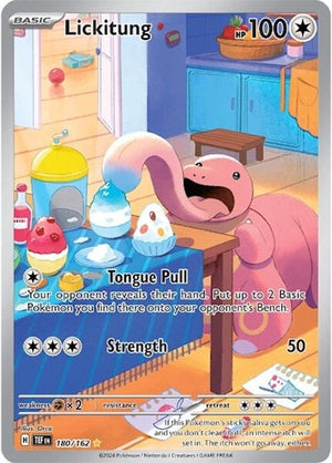 Pokemon TCG - SV05: Temporal Forces - Lickitung - 180/162 - Holofoil