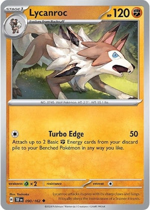 Pokemon TCG - SV05: Temporal Forces - Lycanroc - 090/162