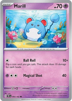 Pokemon TCG - SV05: Temporal Forces - Marill - 064/162