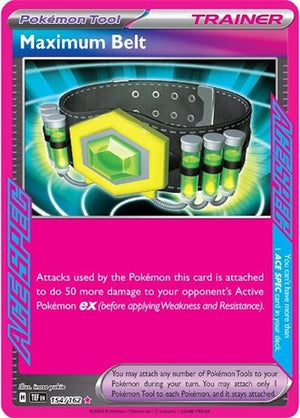 Pokemon TCG - SV05: Temporal Forces - Maximum Belt - 154/162 - Holofoil