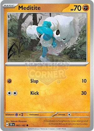 Pokemon TCG - SV05: Temporal Forces - Meditite - 082/162