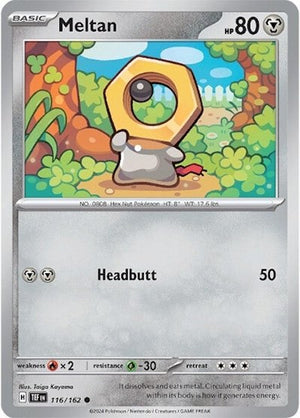 Pokemon TCG - SV05: Temporal Forces - Meltan - 116/162 - Reverse Holofoil