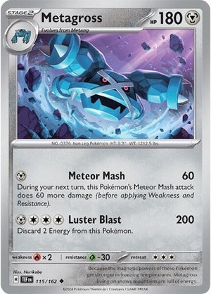 Pokemon TCG - SV05: Temporal Forces - Metagross - 115/162