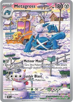 Pokemon TCG - SV05: Temporal Forces - Metagross - 178/162 - Holofoil