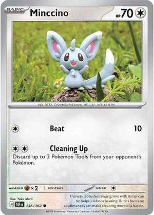Pokemon TCG - SV05: Temporal Forces - Minccino - 136/162