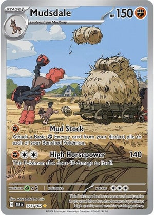 Pokemon TCG - SV05: Temporal Forces - Mudsdale - 175/162 - Holofoil